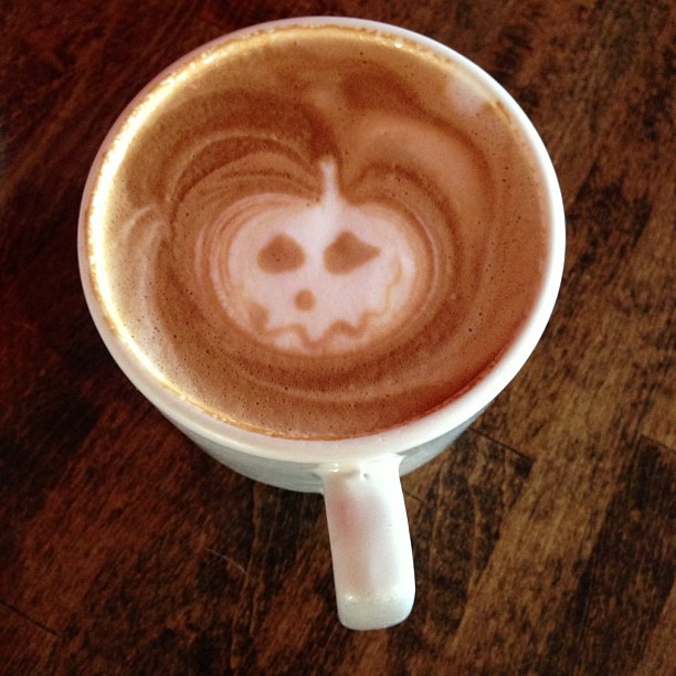 Fremont Coffee Company is in the Halloween spirit.