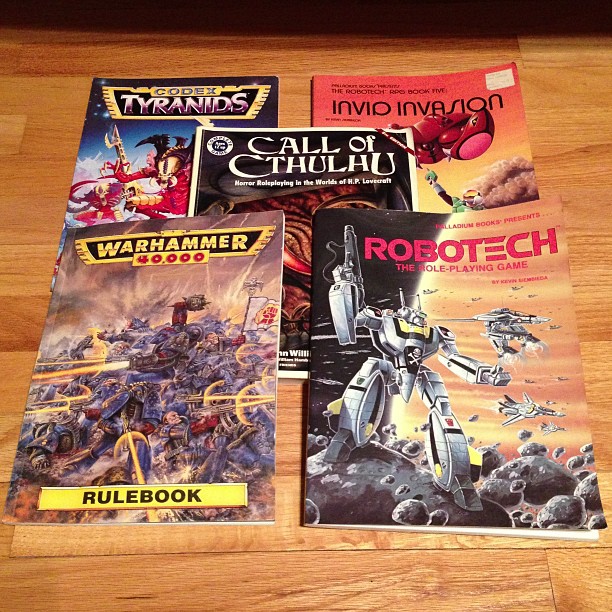 Ventured into the attic for some formative RPG books from my youth.