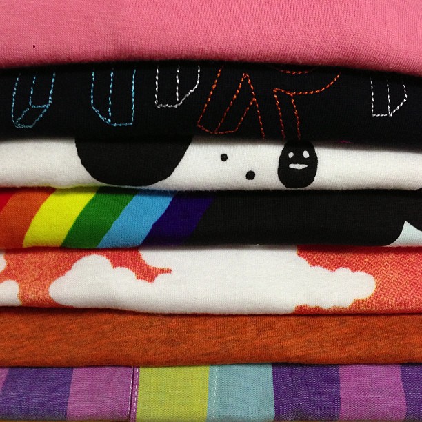 A glimpse of my Graniph shirt selections. :D