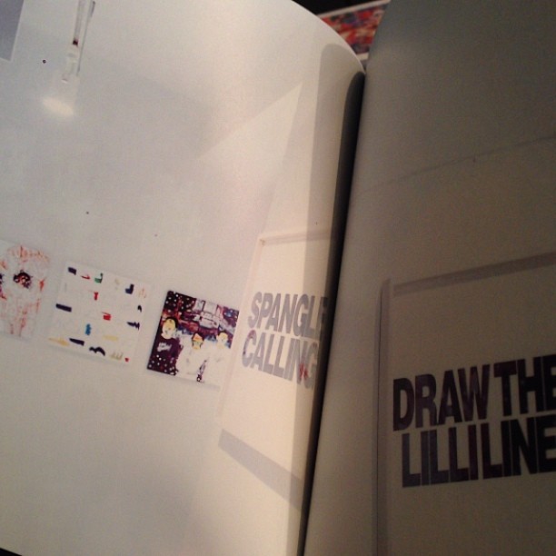 Spangle call Lilli line is a band of visual artists, so this album comes with a book from their gallery showing.