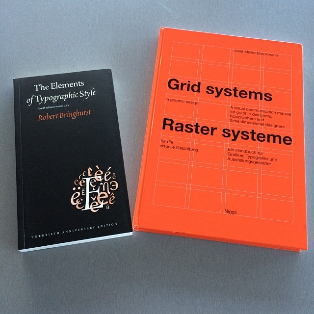 Woooop, got the new version of Bringhurst and my first(!) grid-specific book.