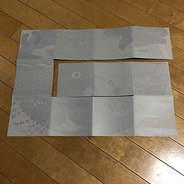 The packaging for Tenniscoats’ “Toki no Uta” Just keeps opening and opening. Subtle silver ink and embossing.